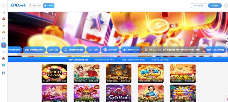 Điểm qua các tựa game nổ hũ tại 8xbet được ưa chuộng